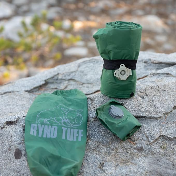 Camping Sleeping Pads and Camping Pillow Set - Ultralight Sleeping Pad for Camping, Backpacking Pad and Hiking Sleeping Pad- Ultralight and Packable Floor Sleeping Mat and Pillow Set