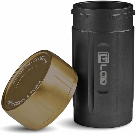 EDC120 Rugged Waterproof EDC Survival Tactical Storage Container, Zytel