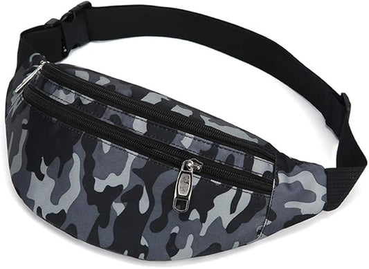 Fanny Pack for Men & Women, Fashion Waterproof Waist Packs with Adjustable Belt, Casual Bag Bum Bags for Travel Sports Running.