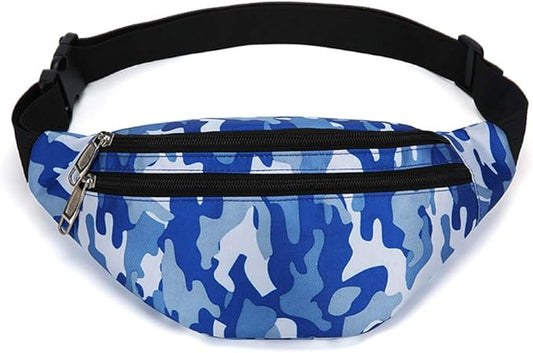 Fanny Pack for Men & Women, Fashion Waterproof Waist Packs with Adjustable Belt, Casual Bag Bum Bags for Travel Sports Running.