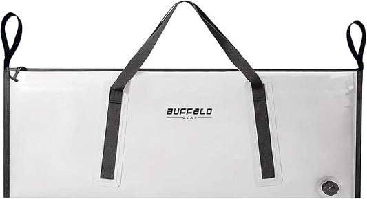 Buffalo Gear Insulated Fish Cooler Bag 40x18in 48x18in Leakproof Kill Bag Portable Waterproof Keep Ice Cold More Than 24 Hours
