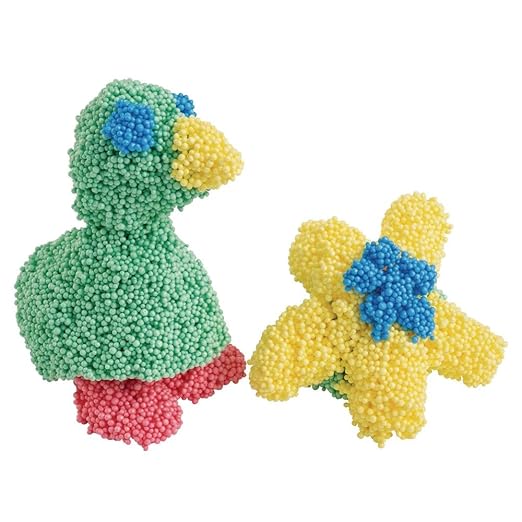 Colorations IncredibleFoam Dough, 4 Colors, 3 1/2 ounces each, Plastic Tubs for Storage, Foam Modeling Dough for Kids, Mess Free Dough, Sensory Modeling Dough, Non Drying for Reshaping, Non Toxic