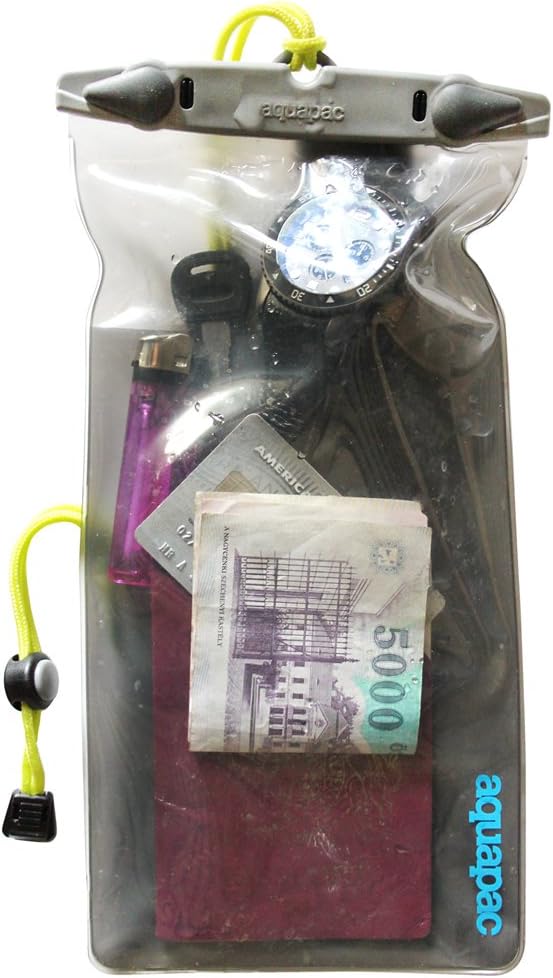 Aquapac Waterproof Phone Case - Black Plastic or Rubber Case for Cellular Phone - Waterproof Case for Music Theme - Whanganui Model