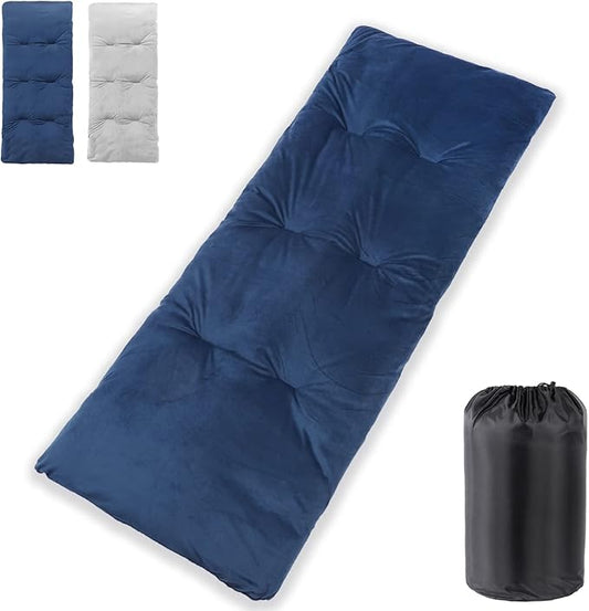 Sleeping Cot Pads (75" x 28") with Elastic Straps Portable for Outdoor & Hiking, Cotton Soft Thick Camping Cot Pad,Waterproof