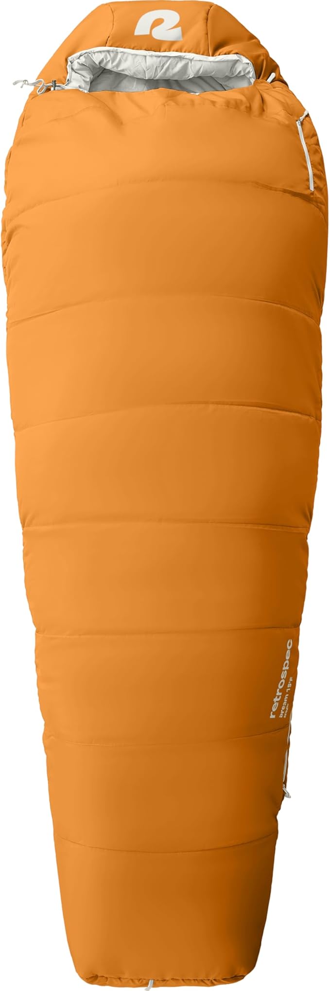 Retrospec Dream Sleeping Bag - 5, 15, 30 Mummy for Camping, Insulated Cold Weather, Lightweight Stuff Sack, Water-Resistant, Adjustable Draw Cords, Adult