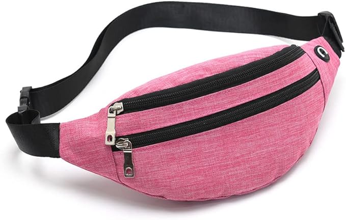 Fanny Pack for Men & Women - Waterproof Waist Bag Pack with Adjustable Strap for Travel Sports Running.