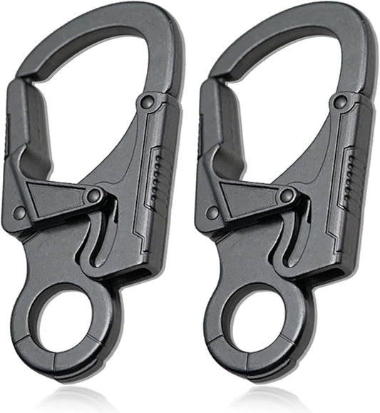 Ahiller Muscular Carabiner Hook，3.1" Alloy Thick Keychain Clip for Man, Outdoor Camping, Hiking Accessories, Key Ring
