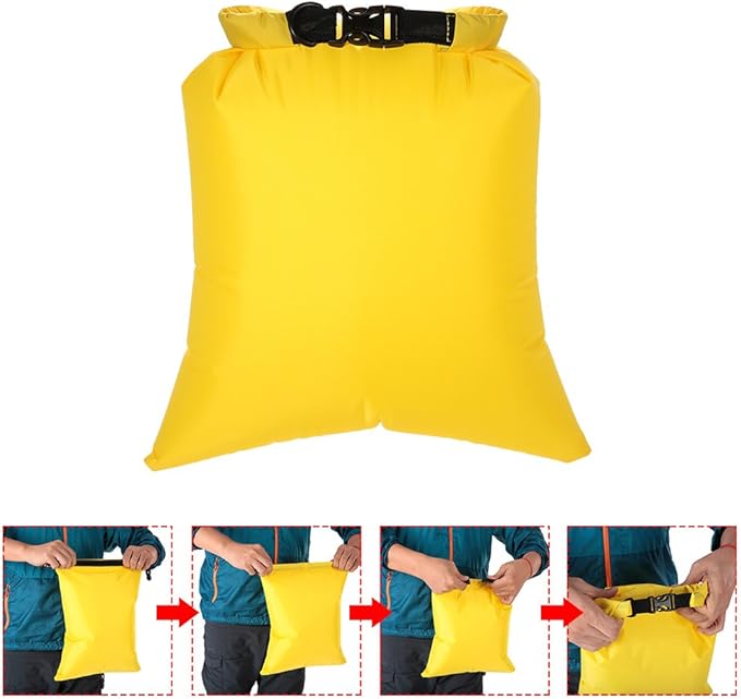 Lixada Waterproof Dry Bags, 3/5/6 Pack Ultimate Dry Sack - 3L+5L+8L Lightweight, Roll Top Outdoor Dry Sacks for Kayaking Camping Hiking Traveling Boating Water Sports