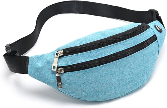 Fanny Pack for Men & Women - Waterproof Waist Bag Pack with Adjustable Strap for Travel Sports Running.
