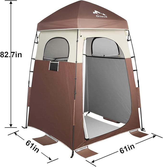 Oileus Pop Up Privacy Tent - Portable Shower Tent, Beach Changing Room, Camp Toilet, Instant Privacy Shelter - Camping, Beach, Hiking, Fishing