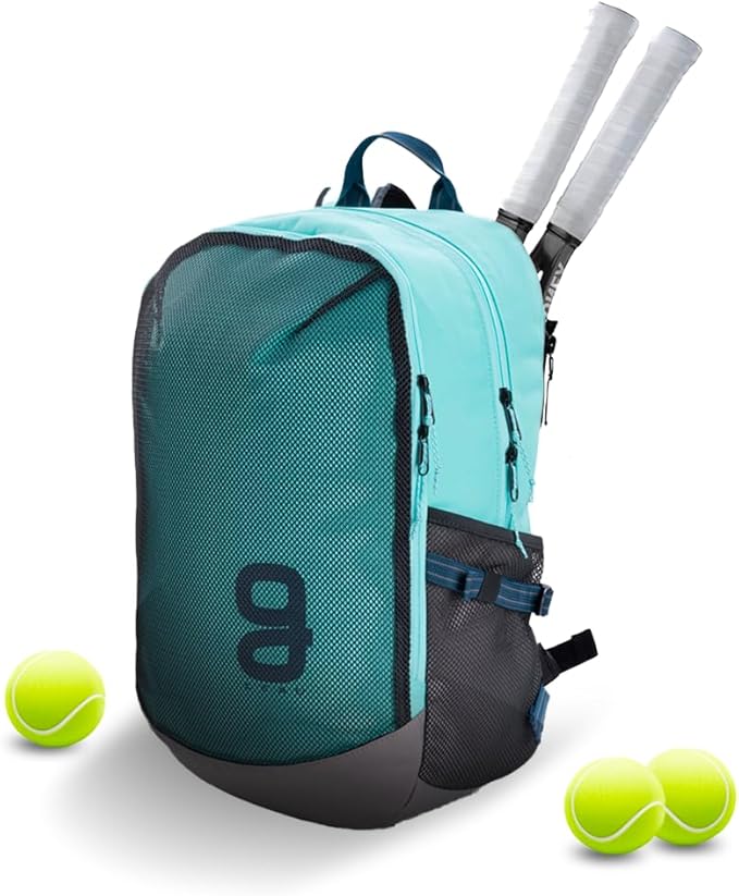 Tennis Backpack, Aether Series, Large Capacity, External Waterproof Compartment, Multi-Use For Travel, Laptop, Water Sports, Gym, or Tennis