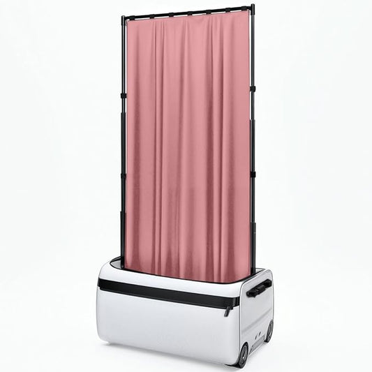 Privacy Curtain for Dance Bag, 59" x 31.5" Portable Dance Privacy Curtain, Dancer Accessories Privacy Partition Screen with Storage Bag,Backstage Changing Room Curtain for Competition & Rehearsal