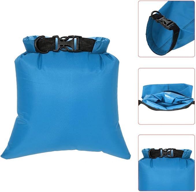 Lixada Waterproof Dry Bags, 3/5/6 Pack Ultimate Dry Sack - 3L+5L+8L Lightweight, Roll Top Outdoor Dry Sacks for Kayaking Camping Hiking Traveling Boating Water Sports