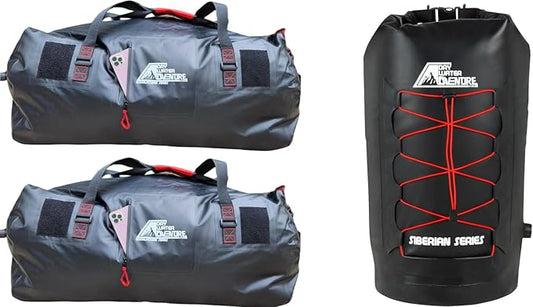 Buy 2 Appalachian, LT-120 (120 Liter)) Waterproof Duffel Bags & Get 1 Siberian Cooler LT-20 (20 Liter)