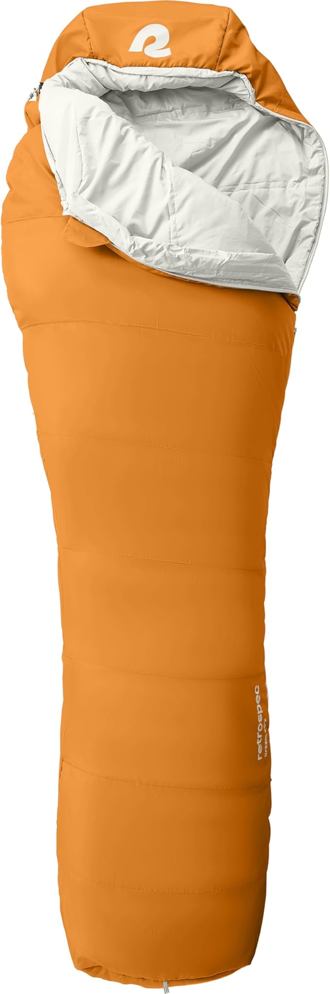 Retrospec Dream Sleeping Bag - 5, 15, 30 Mummy for Camping, Insulated Cold Weather, Lightweight Stuff Sack, Water-Resistant, Adjustable Draw Cords, Adult