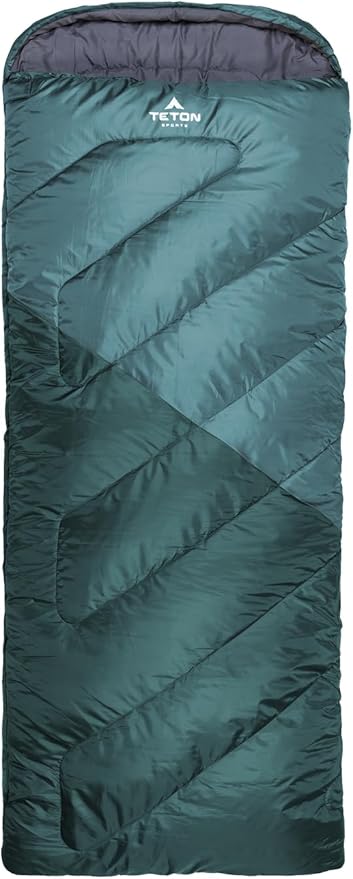 Teton Celsius Regular, -25F, 20F, 0F Degree Sleeping Bags, All Weather Bag for Adults and Kids, Camping Made Easy and Warm, Travel Sack Included