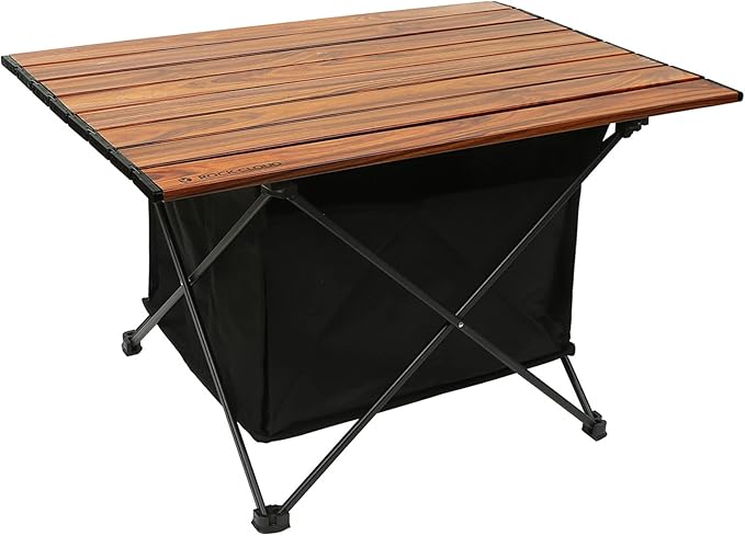 ROCK CLOUD Portable Camping Table Ultralight Aluminum Camp Table with Storage Bag Folding Beach Table for Camping Hiking Backpacking Outdoor Picnic