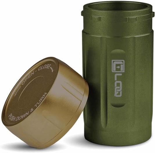 EDC120 Rugged Waterproof EDC Survival Tactical Storage Container, Zytel