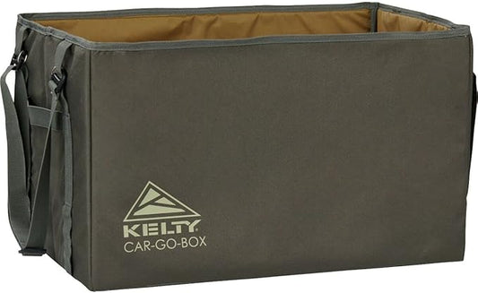 Kelty CAR-GO-Box – Camping, Tailgating, Travel Organization Kit for Trucks, Vans, SUVs, Cars – Color Coded Packing Cubes, Rugged Fabric, 45L