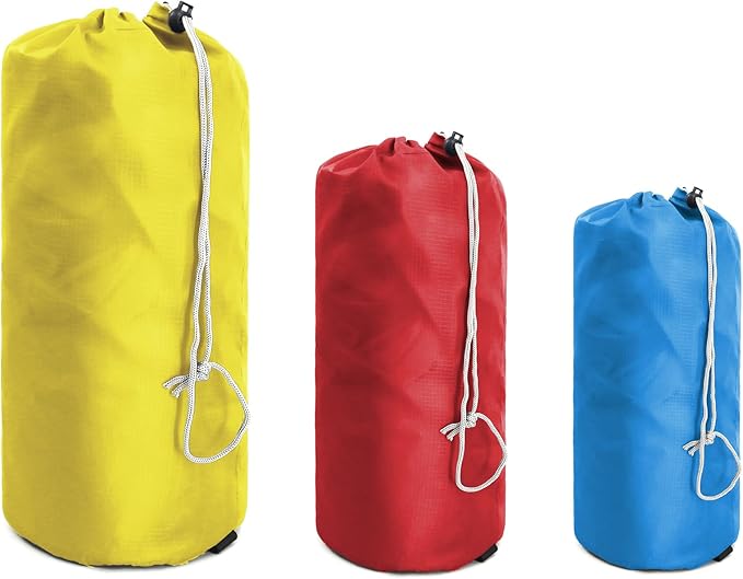 BeeGreen Stuff Sack for Backpacking Drawstring Storage Bag with Dust Flap
