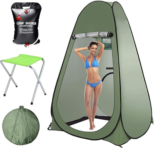 Pop Up Privacy Shower Tent Portable Outdoor Sun Shelter Camp Toilet Changing Dressing Room