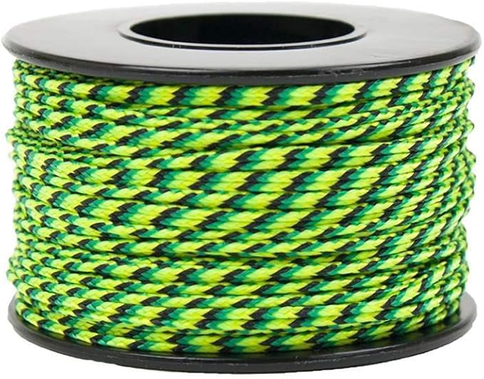 Atwood Micro Sport Cord 1.18mm X 125 Ft Small Spool Lightweight Braided Cord (Gecko)