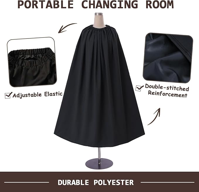 Portable Changing Room, Changing Tent for Dancers, Instant Privacy Shelter Black Cover Changing Curtain for Outdoor