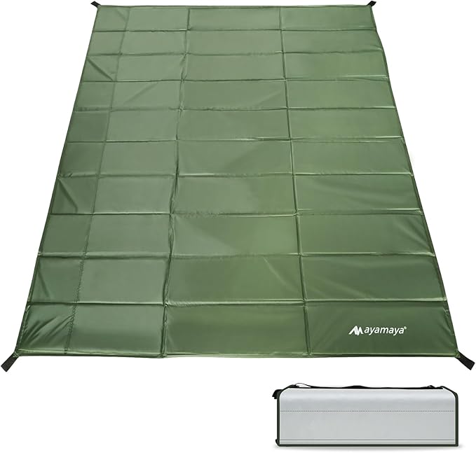 Foam Sleeping Pad for Camping - AYAMAYA Foldable Camping Mattress for 1/2/3/4/5/6 Person, Extra Thick Waterproof Tent Footprint Inner Camping Mat for Outdoor Backpacking Hiking Picnic Camping