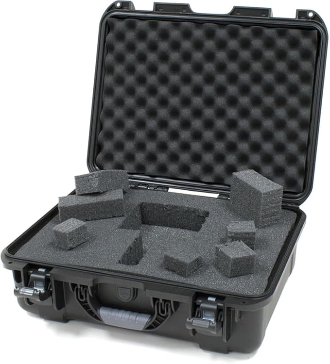 NANUK Large Series 930 Lightweight NK-7 Resin Waterproof Case with Cubed Foam, Black