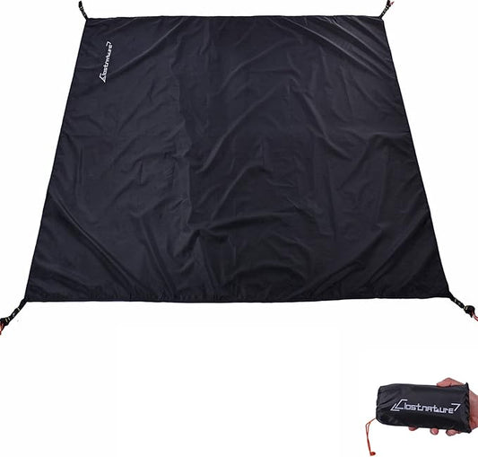 Clostnature Tent Footprint - Waterproof Camping Tarp, Heavy Duty Tent Floor Saver, Ultralight Ground Sheet Mat for Hiking, Backpacking, Hammock, Beach - Storage Bag Included