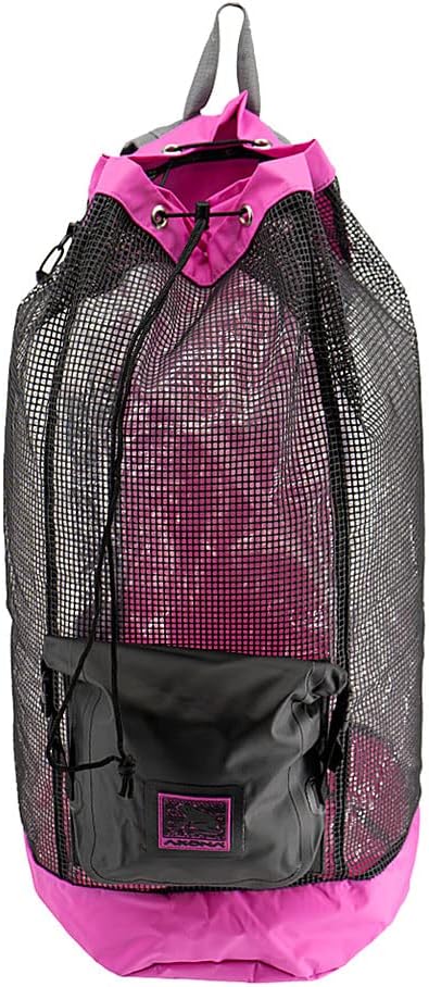 AKONA Huron DX Heavy Duty Mesh Backpack with Dry Bag