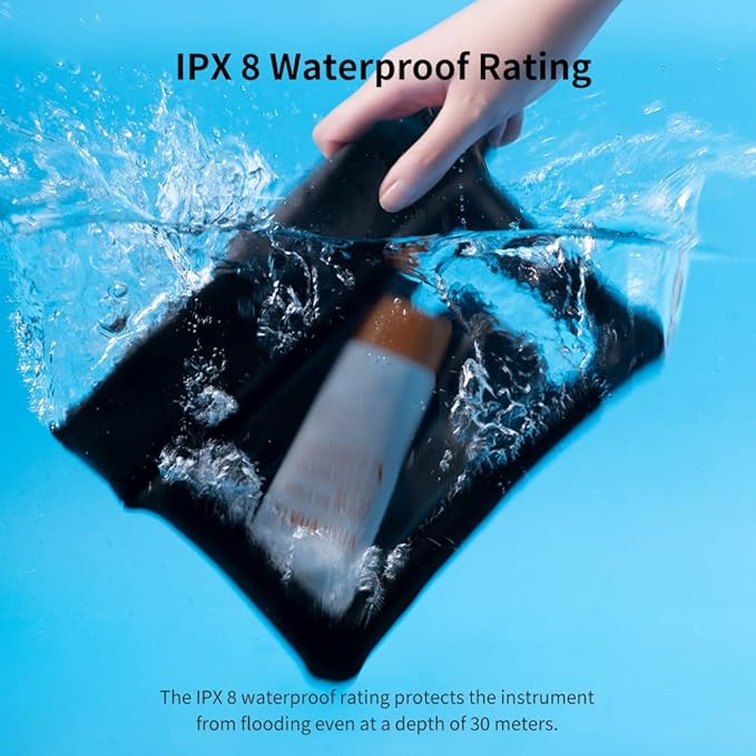 Sinjimoru Clear Waterproof Fanny Pack Dry Bag, Adjustable Strap Floating Crossbody Waist Belt Bag for Swimming Paddling Snorkeling, Lockable Travel Beach Bag. Sinjimoru Waterproof Cross Bag White