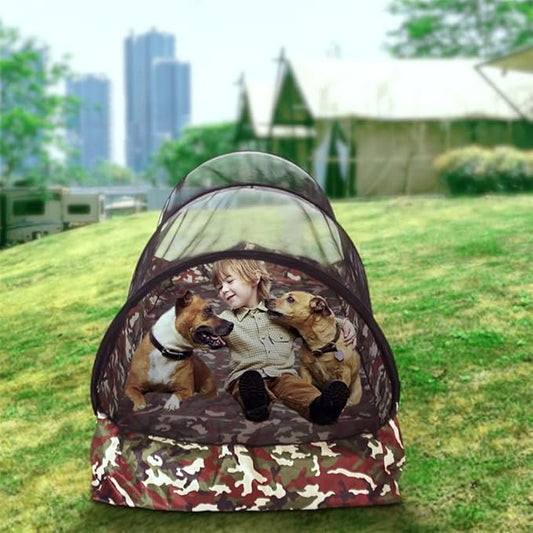 Mosquito Tent,Folding Netting Bed Tent,Portable Mosquito Netting with Bottom,Camping Tent Fine Mesh Mosquito Net for Adults Kids Travel Camping Backyards Canopy Outdoor (Black Net, 1 Person)