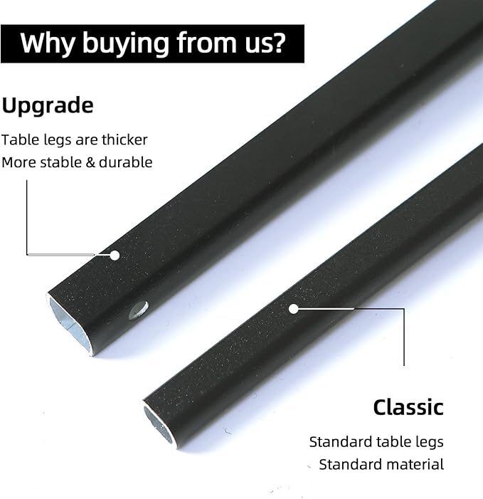 ROCK CLOUD Portable Camping Table Ultralight Aluminum Camp Table Folding Beach Table for Camping Hiking Backpacking Outdoor Picnic