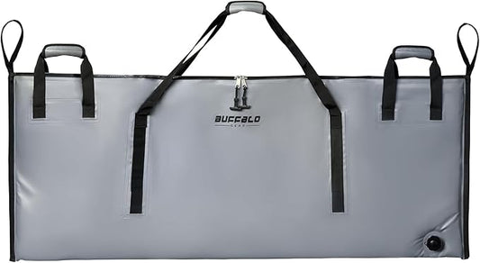 Buffalo Gear Insulated Fish Cooler 60in 71in 116in Large Kill Bag - Portable Waterproof, Keeps Ice-cold More Than 24 Hours