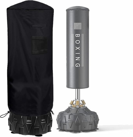 Falezern Freestanding Punching Bag Protective Cover, Adjustable Thickened Heavy Duty, Waterproof for Outdoor Boxing