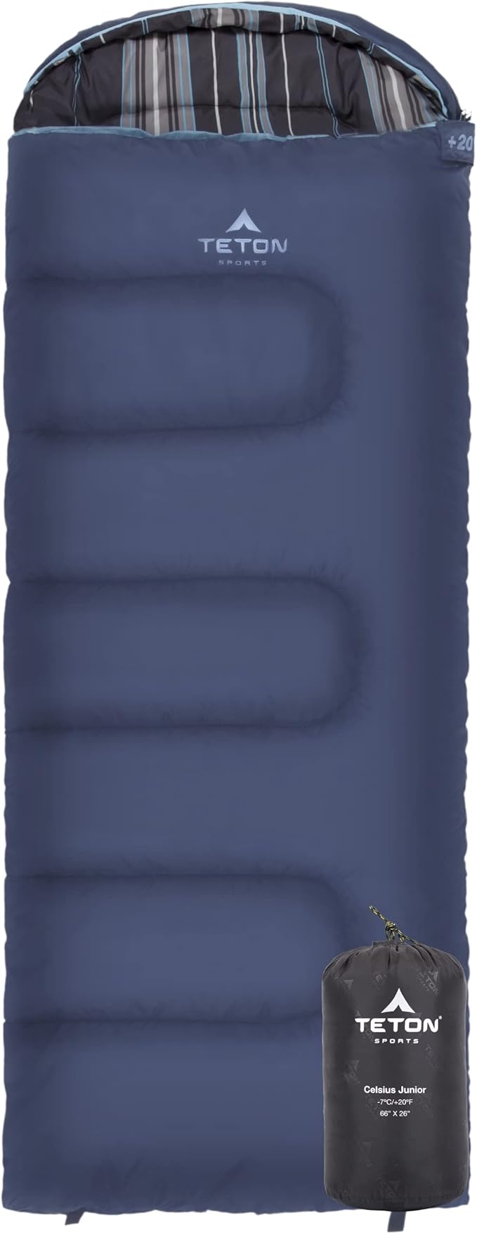 Teton Junior, 20 Degree and 0 Degree Sleeping Bags. Finally, Sleeping Bag for Boys, Girls, All Kids, Warm and Comfortable, for All Camping Weather and Built to Last