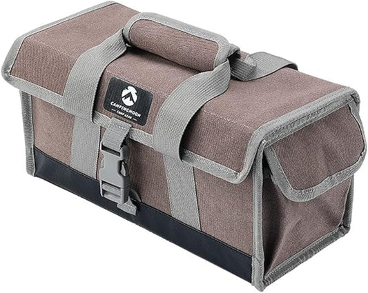 CAMPINGMOON 13.8-inch Bottom Waterproof Outdoor Camping Tent Stakes Hammer Multi-Container Storage Bag B-150C