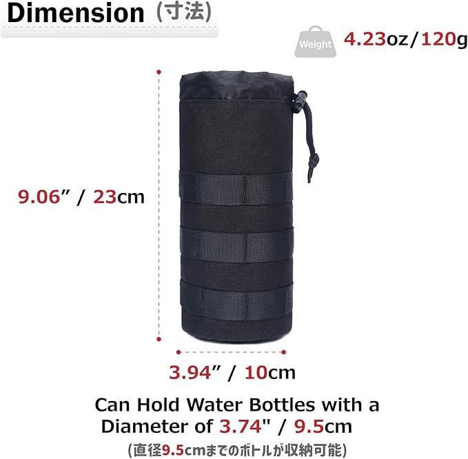 Azarxis Molle Pouches, Tactical Compact EDC Small Utility Pouch Waist Bags Sundries Storage Admin Organize Gear Gadget for Military Backpack