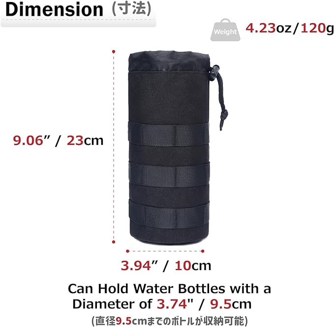 Azarxis Molle Pouches, Tactical Compact EDC Small Utility Pouch Waist Bags Sundries Storage Admin Organize Gear Gadget for Military Backpack