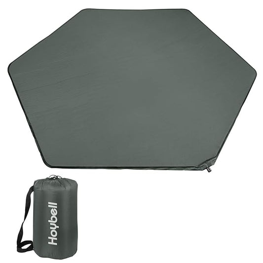 Playpen Mattress, Compatible with Regalo My Play Play Yard, Self Inflatable Comfortable with Carry Case - Dark Grey