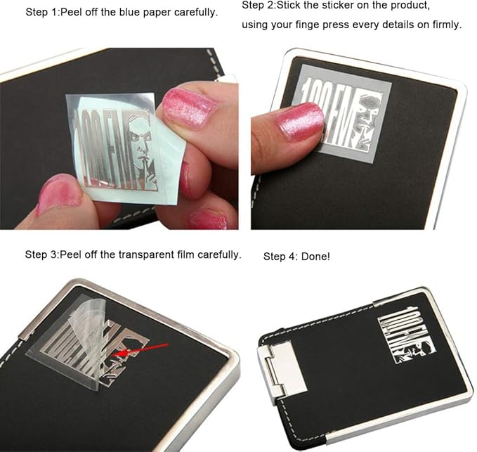 The Ancient Secret of Flower of Life Sacred Geometry Metal Sticker (Set of 6 Pieces) Energy Decals (Silver)