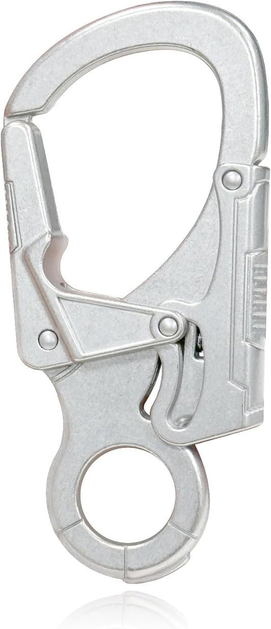 Ahiller Muscular Carabiner Hook，3.1" Alloy Thick Keychain Clip for Man, Outdoor Camping, Hiking Accessories, Key Ring