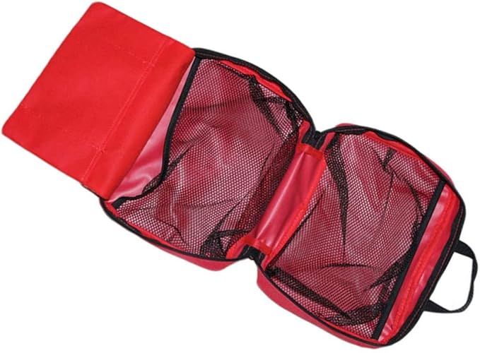 AOUTACC 3 Pack Nylon First Aid Empty Kit,Compact and Lightweight First Aid Bag for Emergency at Home, Office, Car, Outdoors, Boat, Camping, Hiking(Bag Only)