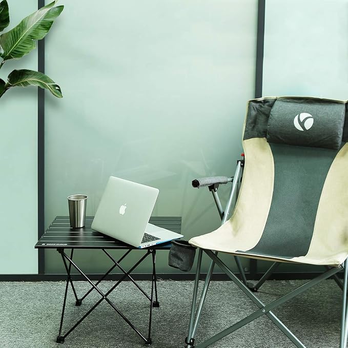 ROCK CLOUD Portable Camping Table Ultralight Aluminum Camp Table Folding Beach Table for Camping Hiking Backpacking Outdoor Picnic