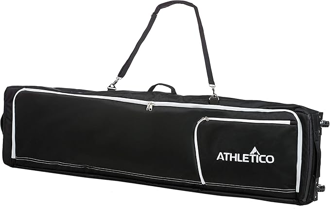 Athletico Conquest Padded Snowboard Bag With Wheels - Travel Bag for Single Snowboard and Snowboard Boots