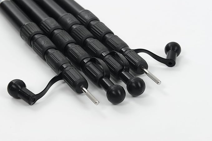 Green Elephant Tarp Poles - Tent Poles, Tent Poles Replacement, Tent Poles for Tarp, Canopy Poles, Awning Poles, Telescoping Tarp Poles, Tarp Poles Adjustable Heavy Duty, Aluminum Tent Pole Set of 4