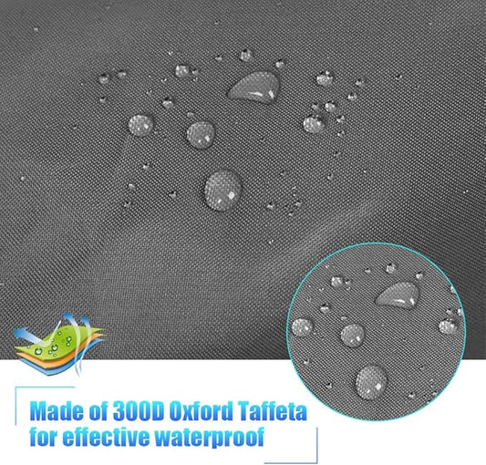 7.8-18ft Waterproof Kayak Canoe Cover-Storage Dust Cover UV Protection Sunblock Shield for Fishing Boat/Kayak/Canoe 7 Sizes [Choose Color] (Gray(Upgraded), Suitable for 12.3-13.5ft Kayak)