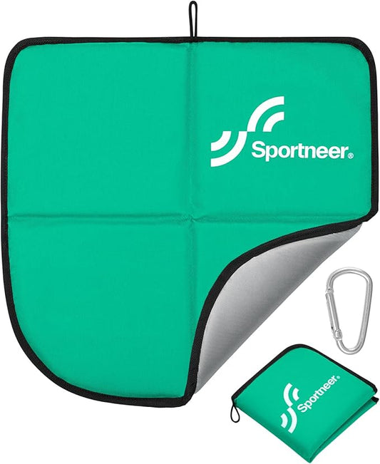 Sportneer Sitting Pad, Sit Pads for Backpacking Portable Camping Sit Pad Waterproof Folding Pad Stadium Seat Pad for for Camping Picnics Hiking