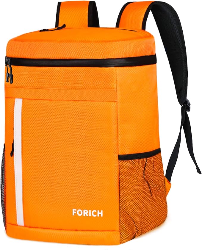 FORICH Soft Cooler Backpack Insulated Waterproof Backpack Cooler Bag Leak Proof Portable Small Cooler Backpacks to Work Lunch Travel Beach Camping Hiking Picnic Fishing Beer for Men Women